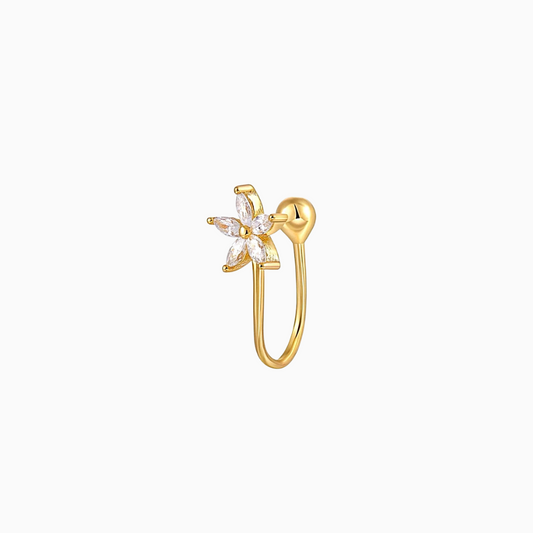 FLORA GOLD EARCUFF